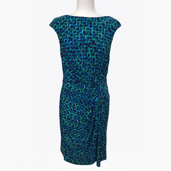 Ralph Lauren Sheath Print Women’s Midi Dress - 12 - Picture 9 of 16